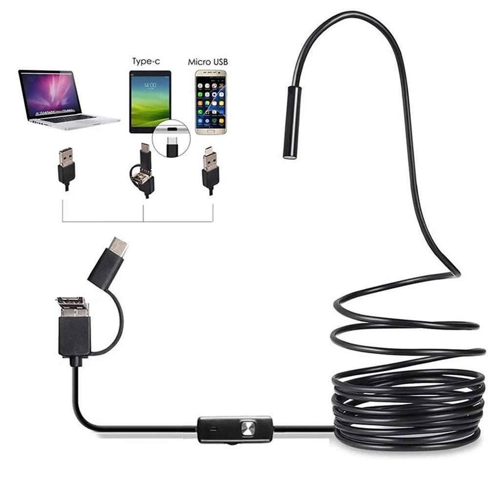 Smart Endoscope Soft Wired Camera For Mobile