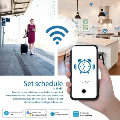 Smart Plug Pro: Control Your Home from Anywhere EU 20A